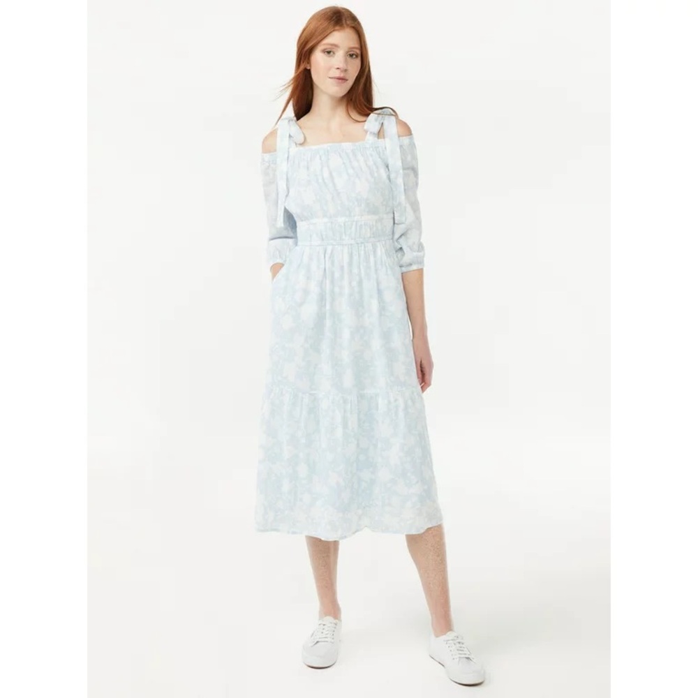 Free Assembly Blue Dress